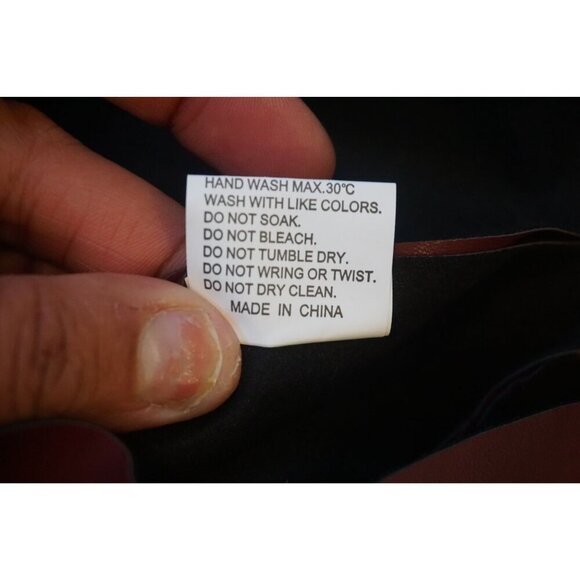 Faux Leather Pleated Sleeveless Asymmetrical Mock Neck Tank Top - Size M, NWT - Picture 7 of 7